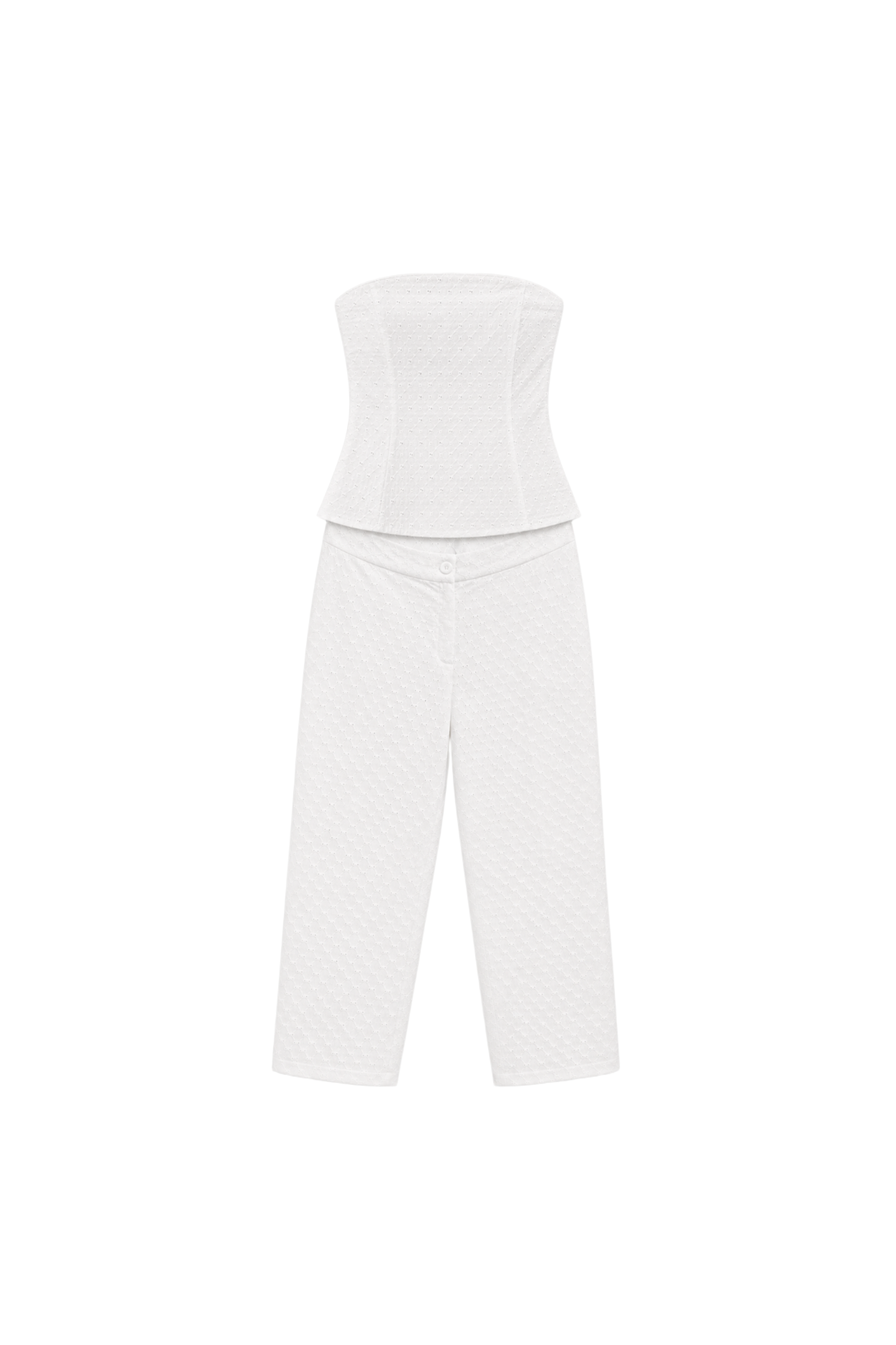 Embroidered Linen Set