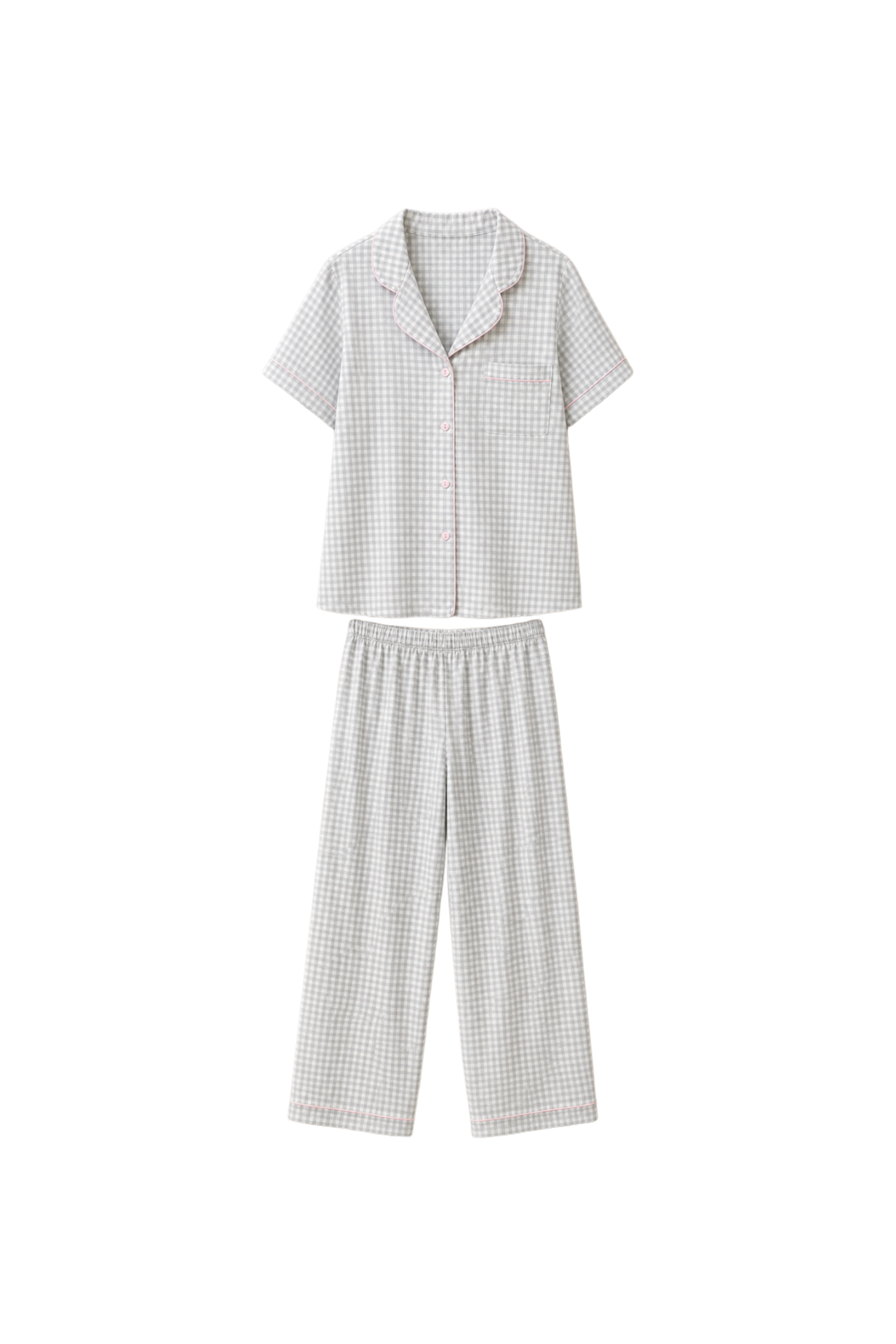 Printed Piped Pajama