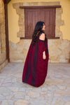 Cold-Shoulder Cutout Abaya