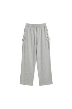 Lace-Up Detail Lounge Pants