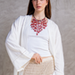 Belted Voile Cover-up