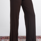 Wide Leg Viscose Front Seam Pants