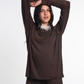 Wide Leg Viscose Front Seam Pants