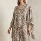 Relaxed Snake-Print Blouse