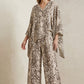 Relaxed Snake-Print Blouse