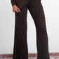Wide Leg Viscose Front Seam Pants