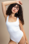 Microfiber Square Neck Bodysuit