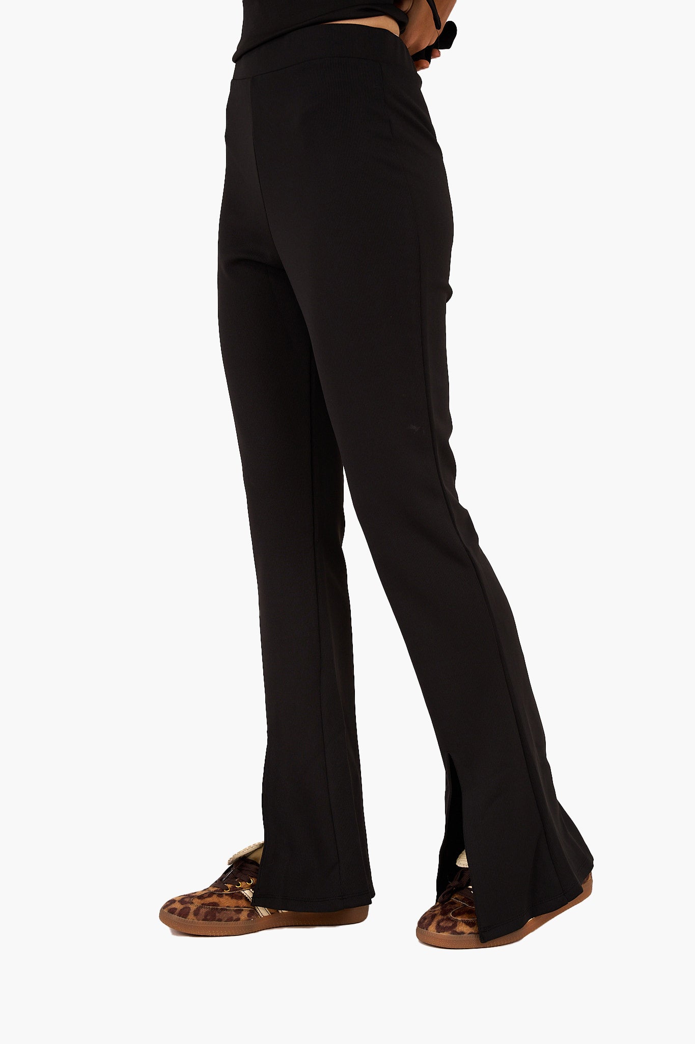 Ribbed Flared Lounge Pants