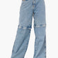 2in1 Convertible Denim Pants