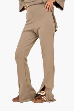 Ribbed Flared Lounge Pants