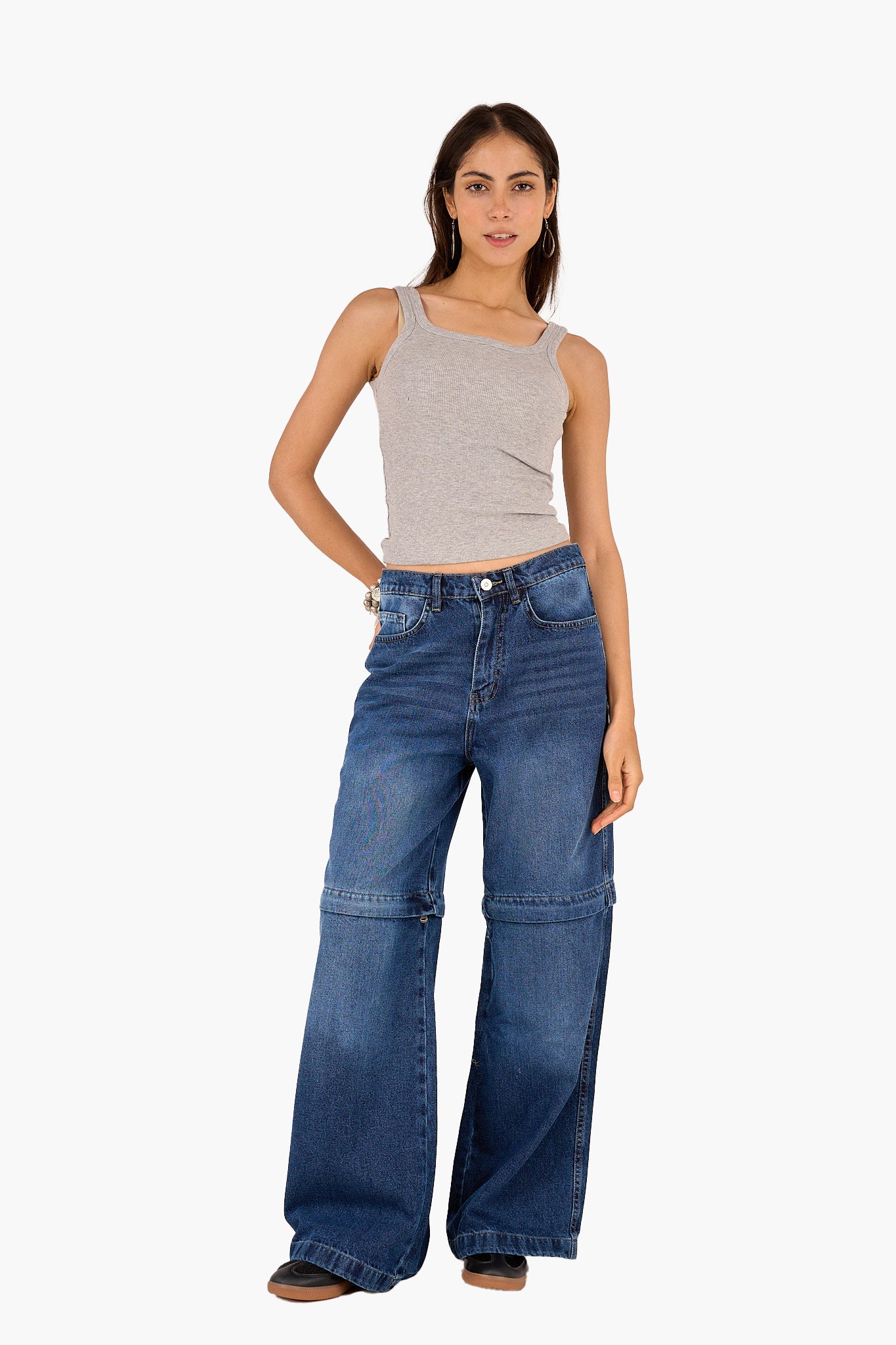 2in1 Convertible Denim Pants
