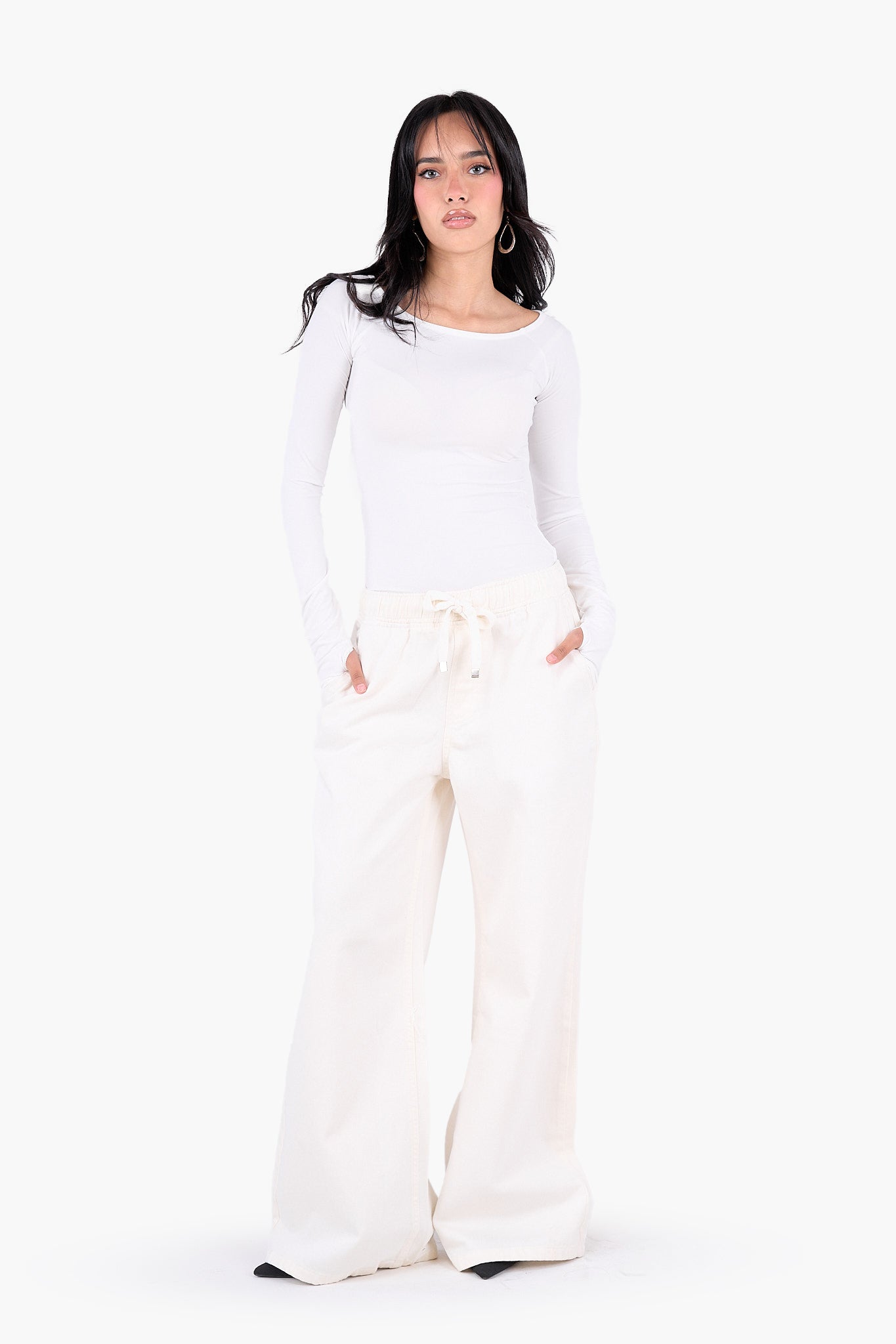 Cotton Plain Pants