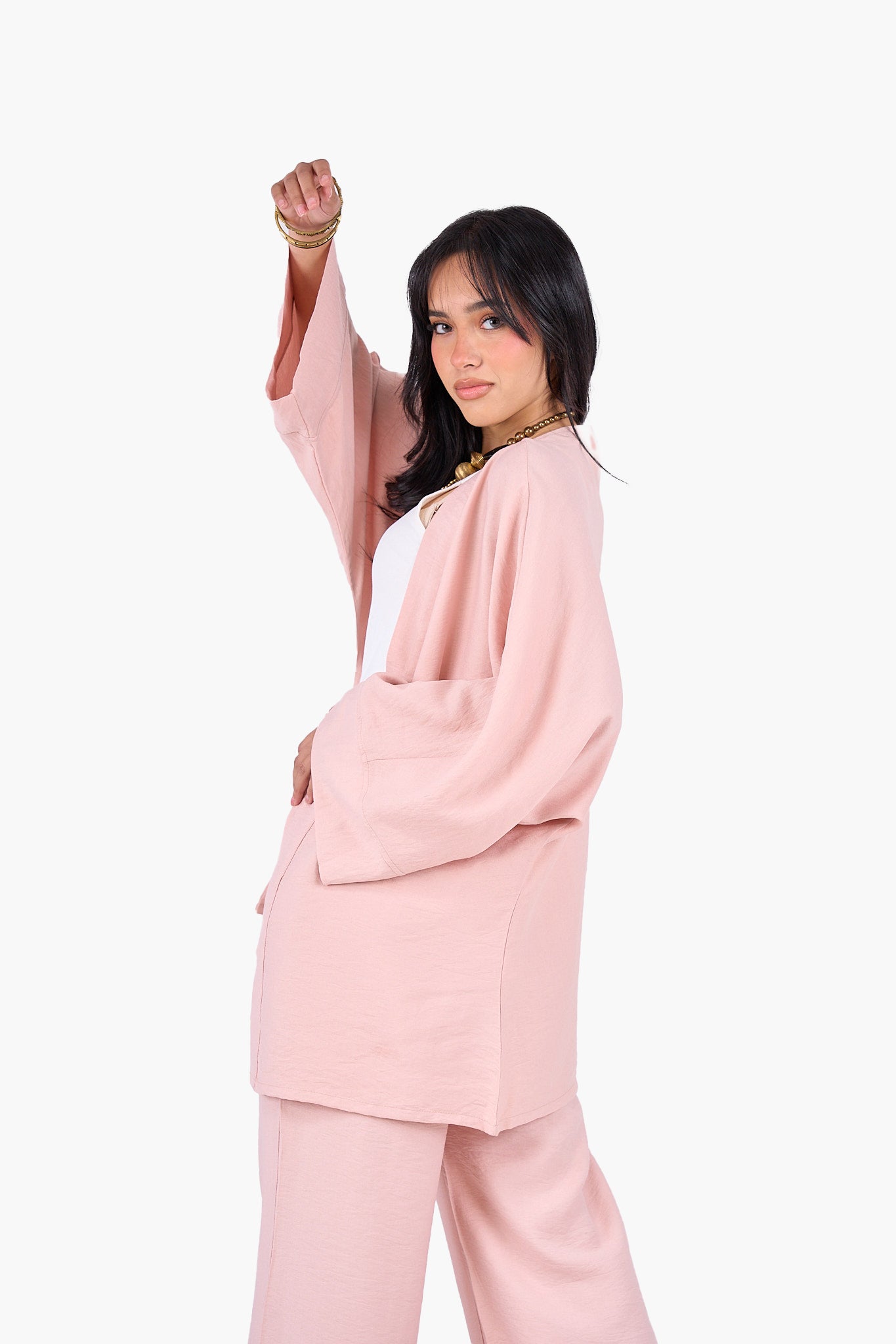 Hip Length Tencel Cardigan