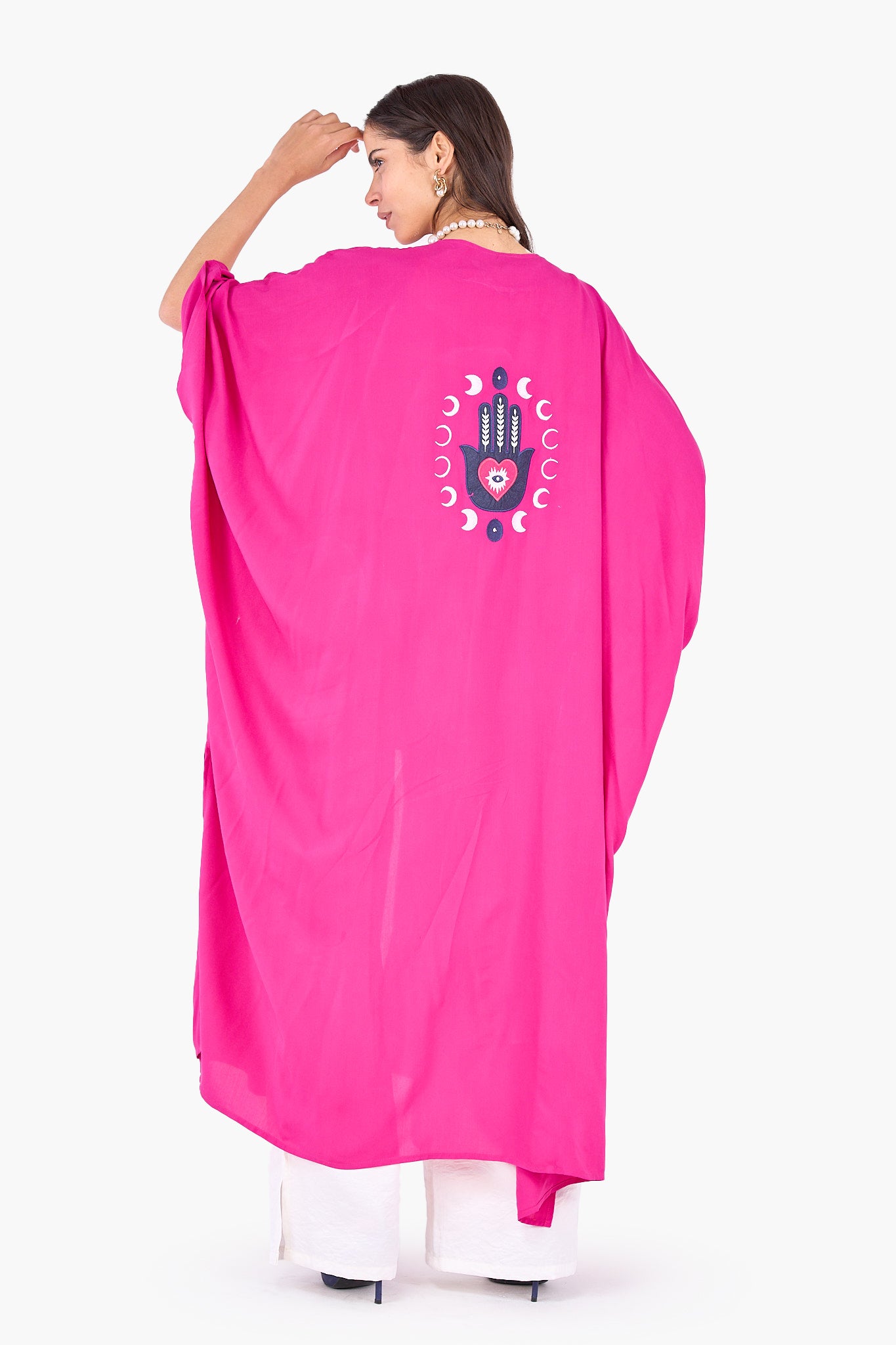 Maxi Kimono with Embroidery