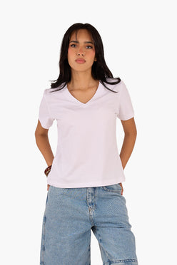 V-Neck Cotton T-Shirt