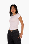 Essential Ribbed Cotton Top
