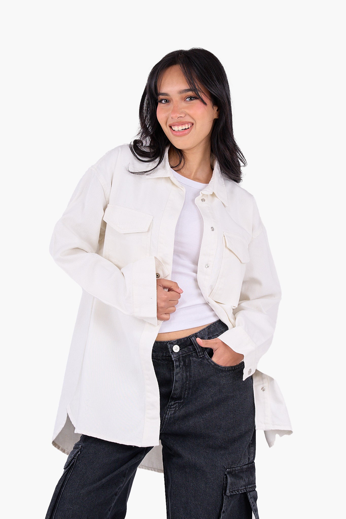 Relaxed Fit Cotton Shirt