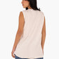 Sleeveless Viscose T-Shirt