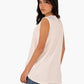 Sleeveless Viscose T-Shirt