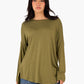 Asymmetrical Long Sleeve T-Shirt