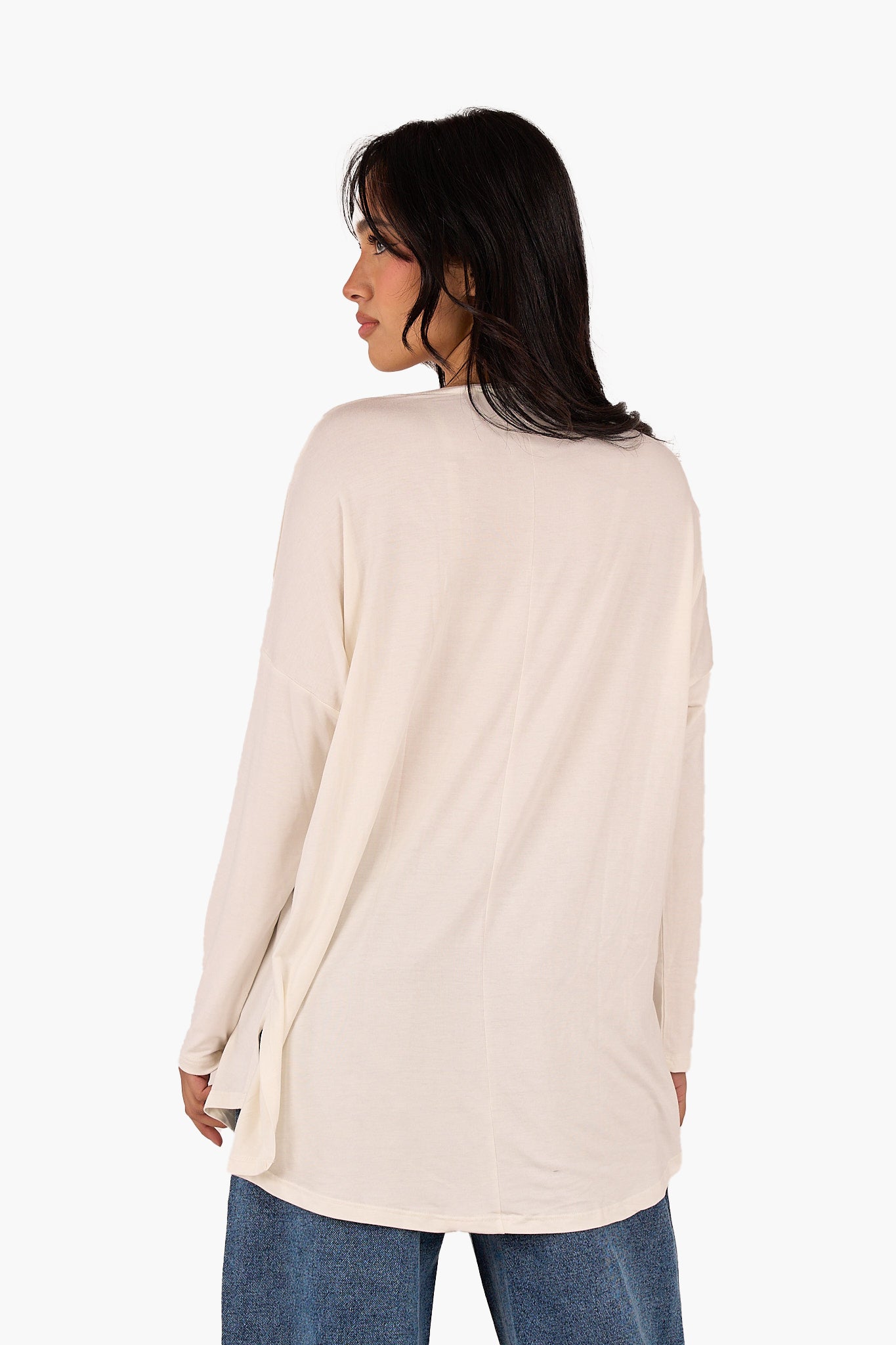 Asymmetrical Long Sleeve T-Shirt