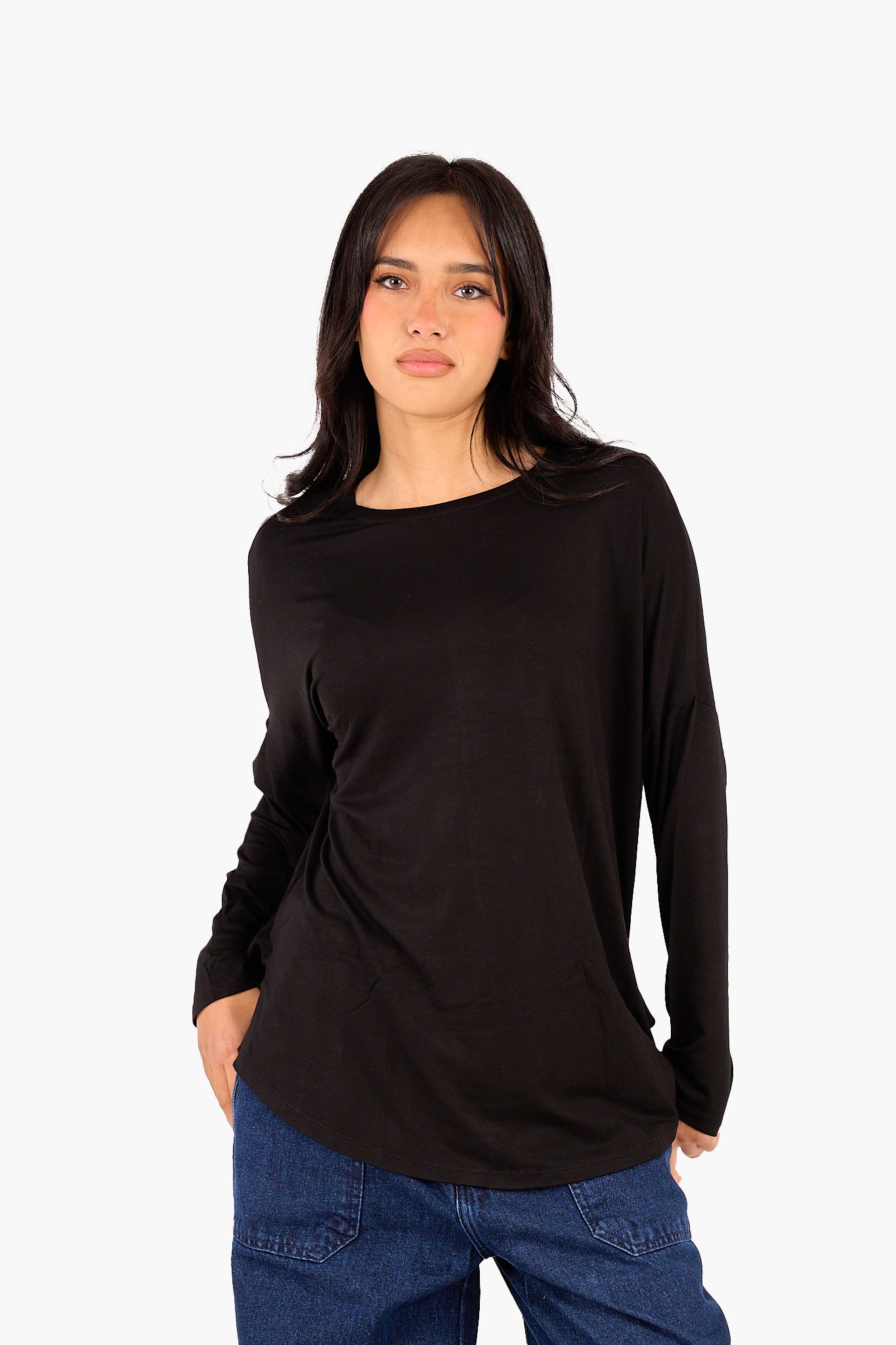 Asymmetrical Long Sleeve T-Shirt
