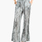 Printed Wide-Leg Pants