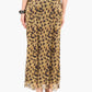 Leopard Print Midi Skirt