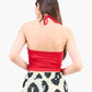 Backless Halter Neck Top