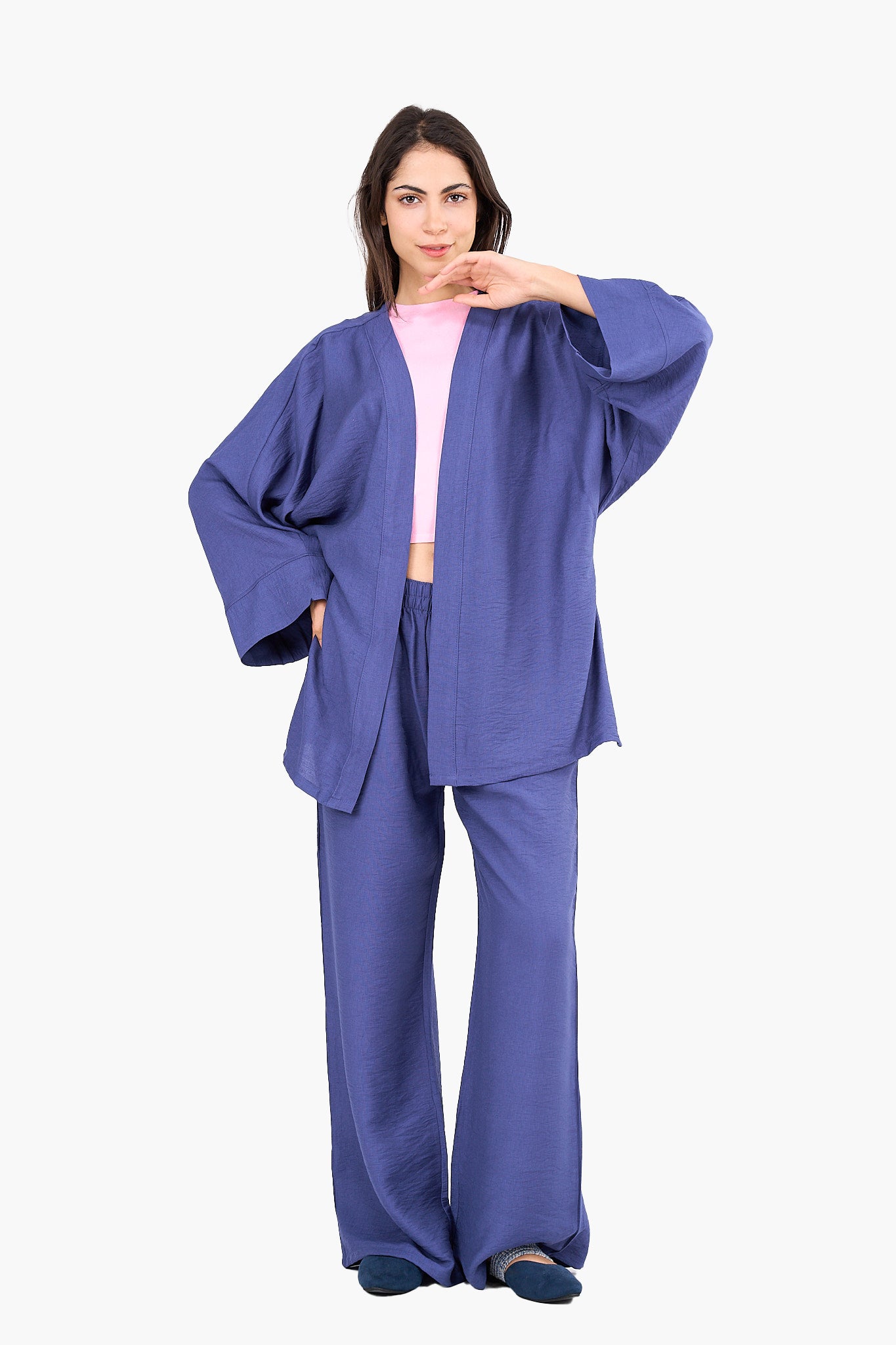 High Waist Straight Cut Pants