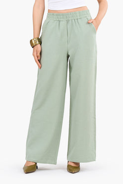 Chic Wide-Leg Tencel Pants