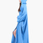 Oversized Hooded Shirt Dress
