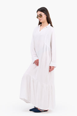 Buttoned Cuffs Dress