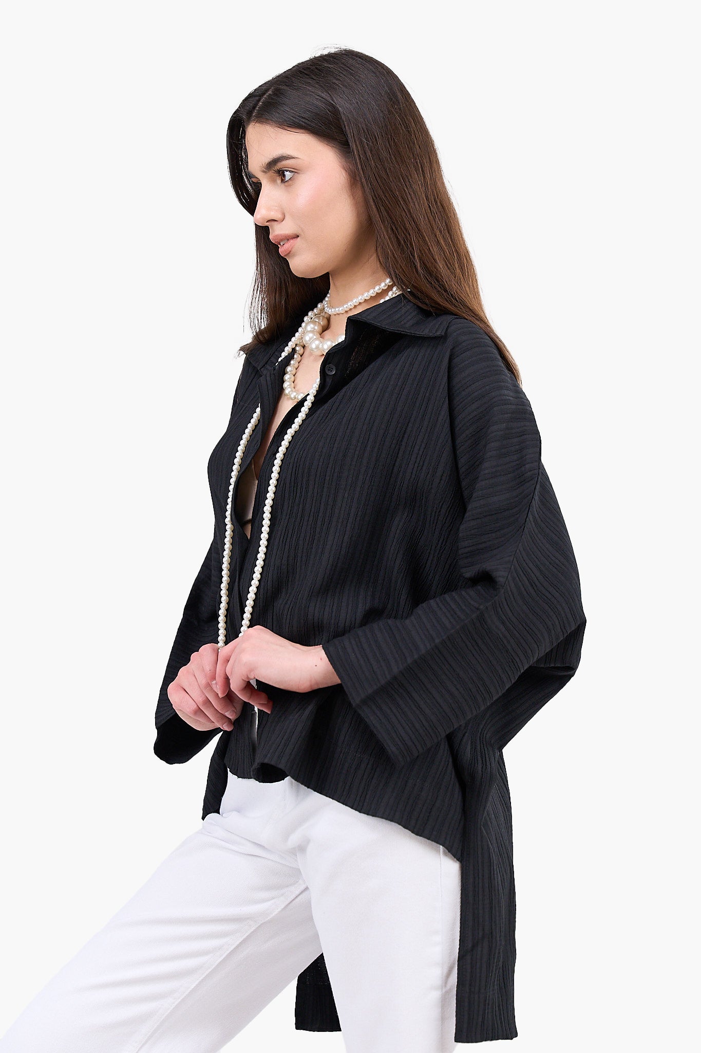 Textured One Size Shirt