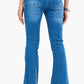 High Waist Flare Cut Jeans