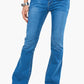 High Waist Flare Cut Jeans