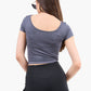 Round Neck Cropped Top