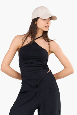 Backless Halter Neck Top