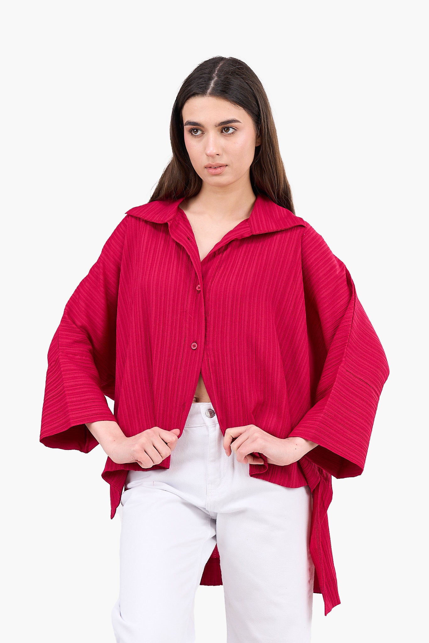 Textured One Size Shirt