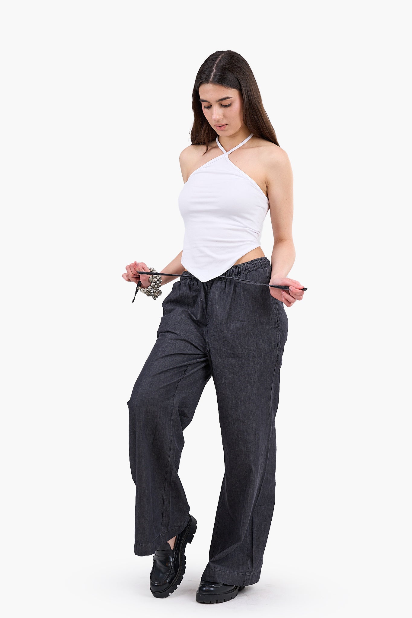 Backless Halter Neck Top