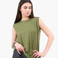 Sleeveless Viscose T-Shirt