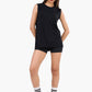 Sleeveless Viscose T-Shirt