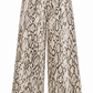 Snake-Print Pants