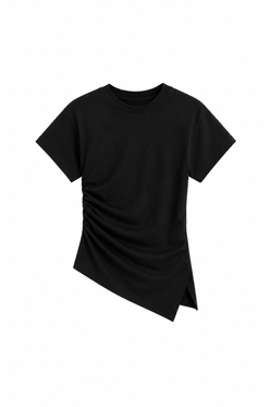 Asymmetric Mockneck Top