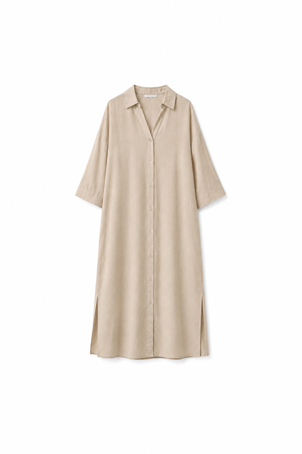 Plain Lounge Shirt Dress