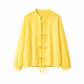 Tie Front Poplin Blouse