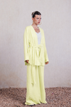 Fluid Wrap Blouse