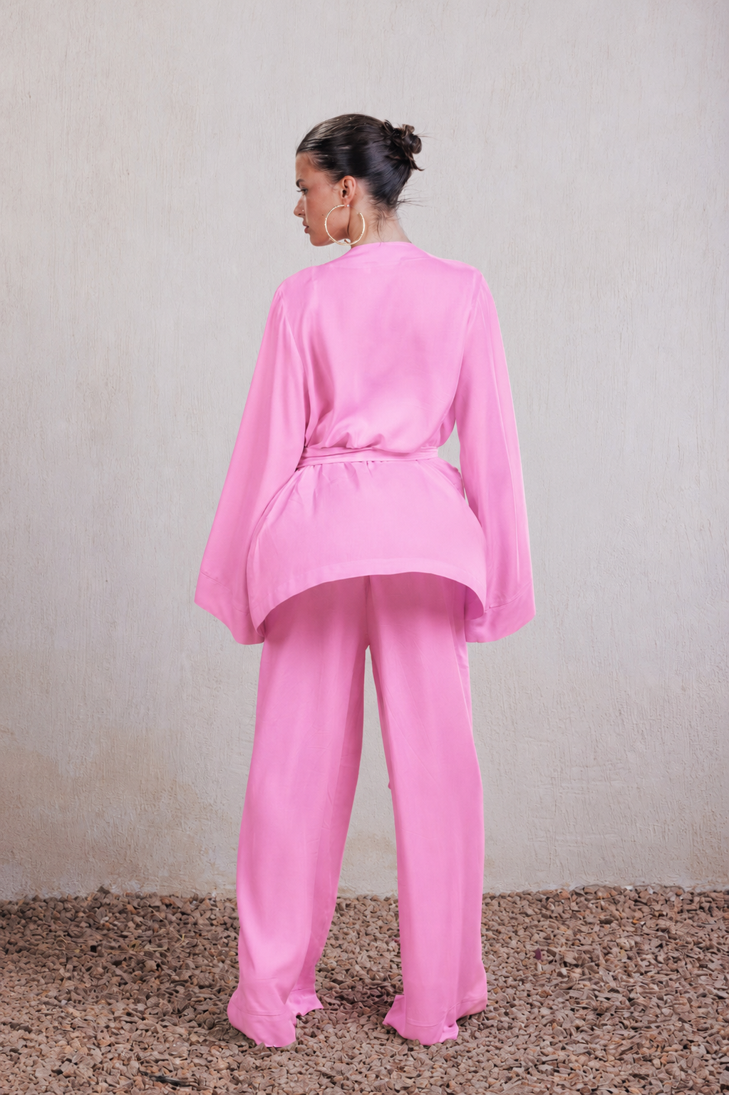 Fluid Wrap Blouse