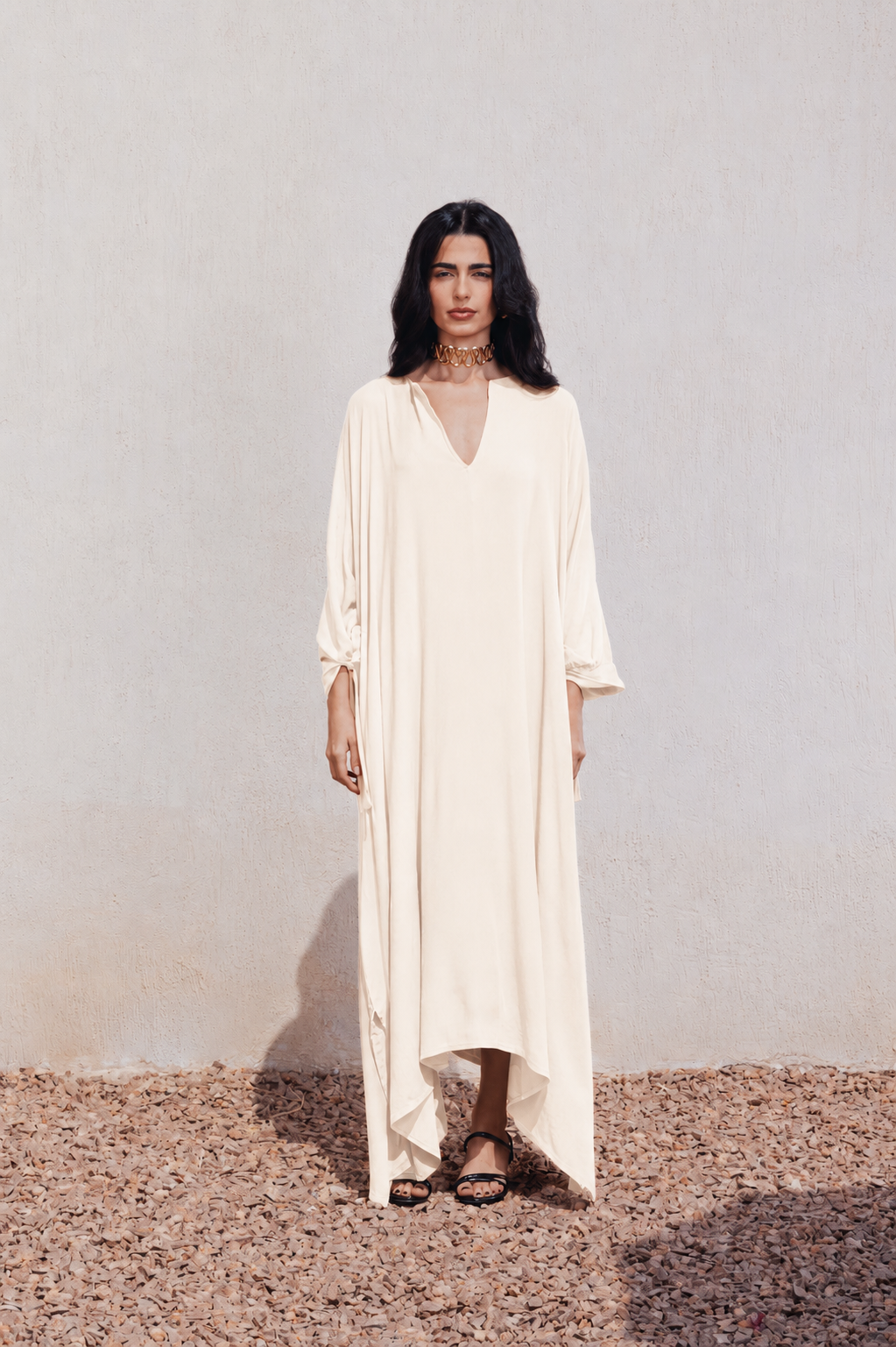 Oversized Side Slit Dress