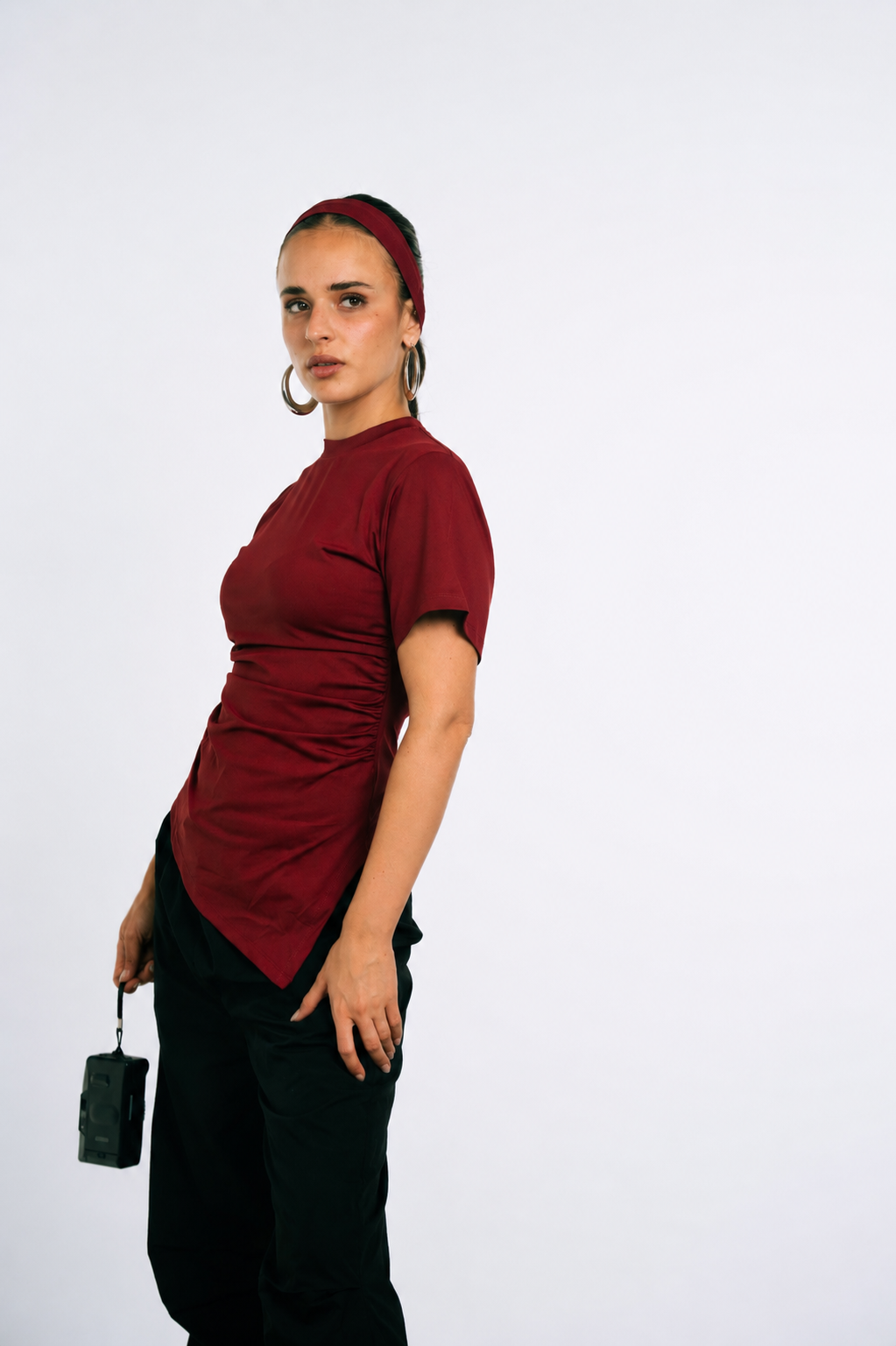 Asymmetric Mockneck Top